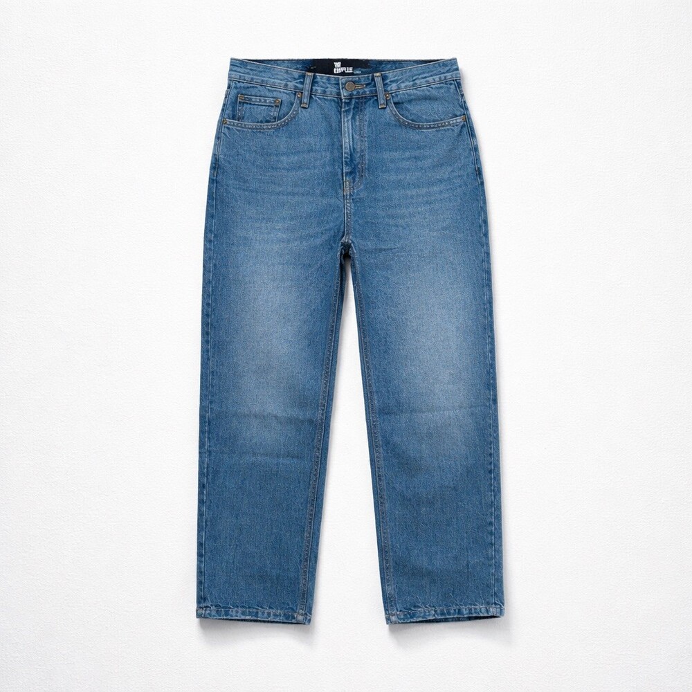 $315 The Kooples Jeans Womens Size 6 Blue Medium Wash Boyfriend Straight Leg - Picture 3 of 8